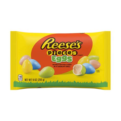 Hershey Reeses Pieces Eggs Peanut Butter Candy In A Crunchy Shell