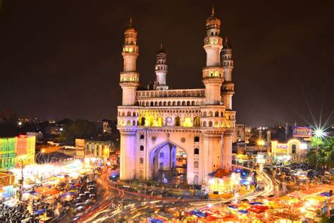 Charminar Monument In India Hyderabad India