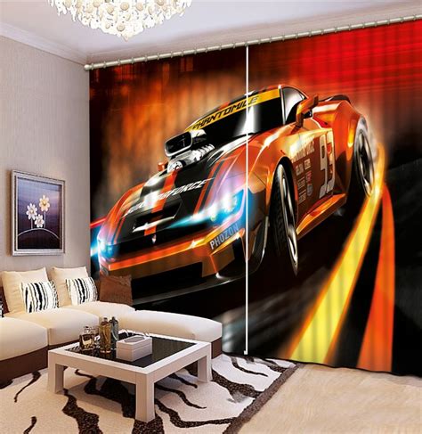 Customize Blackout 3d Curtain Car Curtains For Living Room Bedroom Home