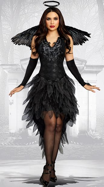 Angel Of Darkness Costume Sexy Fallen Angel Costume