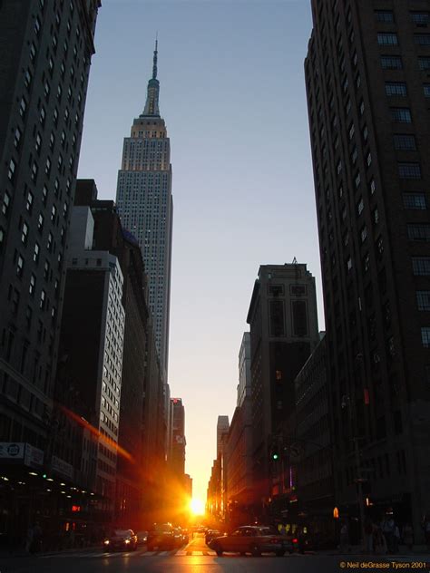 Apod 2014 July 6 Manhattanhenge A New York City Sunset