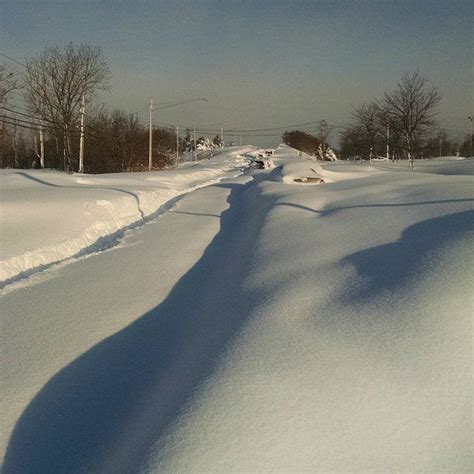 Photos Several Feet Of Lake Effect Snow Hits Buffalo New York Area