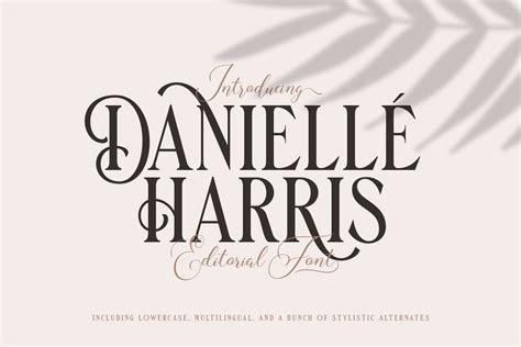 Danielle Harris Font Free Fonts