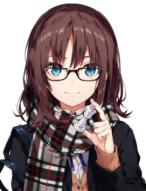 Pin On Anime Girls With Glasses