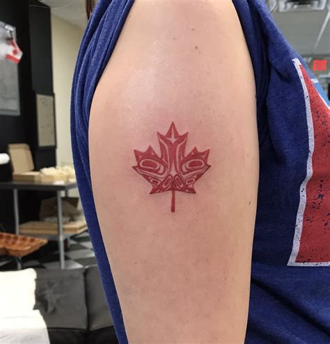 Canadian Leaf Tattoo