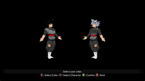 Mastered Ultra Instinct Goku Black Fighterz Mods