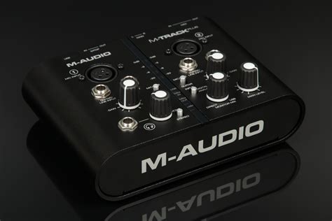 M Audio M Track Plus — двухканальный звуковой Usb интерфейс с Avid Pro