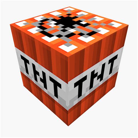 Minecraft Tnt 3d Asset Cgtrader