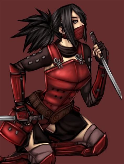 Pretty Ninja Girl Ninja Girl Anime Ninja Fantasy Female Warrior