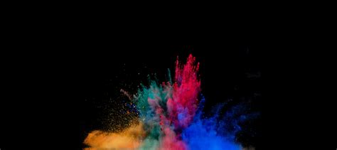 2560x1440 Colorful Powder Explosion 1440p Resolution Wallpaper Hd