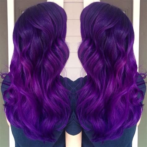 Before applying vivids, hair must be freshly shampooed and completely dried. Purple ombré hair with pravana vivids! | Hair color purple ...