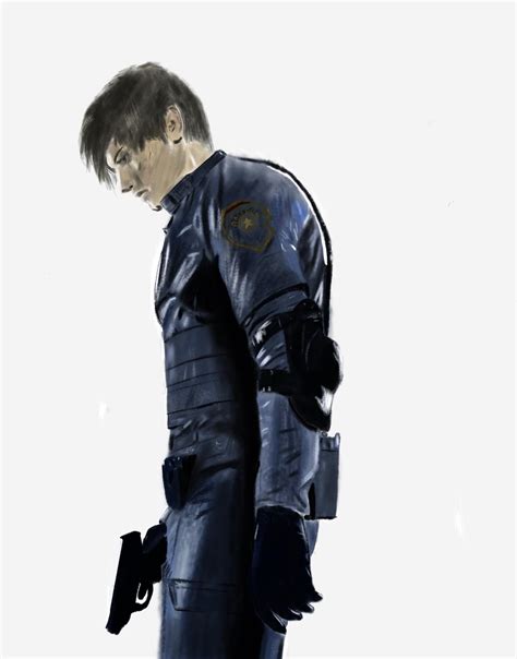 Leon Kennedy From Resident Evil 2 Remake Fanart