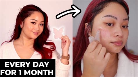 I Gua Sha’d My Face For A Month And Here Are The Results Youtube