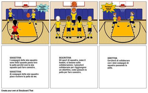 Passaggi Basket Storyboard By 8b58e565