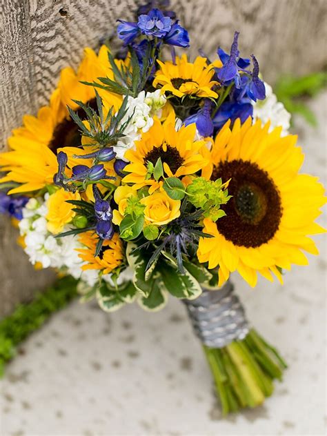 If you or your partner want to use faux blooms in your wedding flowers so the pieces will last past the wedding, etsy is a great place to begin your search for the perfect big day arrangement. 13 Beautiful Sunflower Wedding Ideas | TheKnot