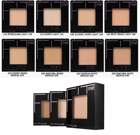 Maybelline Fit Me Pressed Powder Choose Your Shade B3g 30off