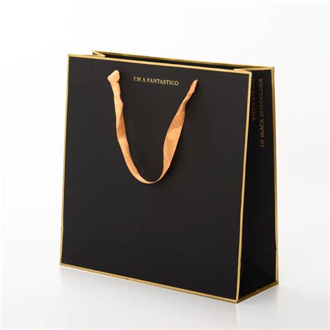 Luxury Custom Brand Name Logo Gold Foil Stamping T Packaging Black