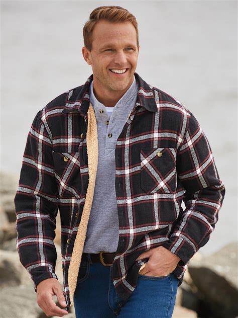 Haband - Men’s Tailgater™ Sherpa Lined Shirt Jacket | Shirt jacket
