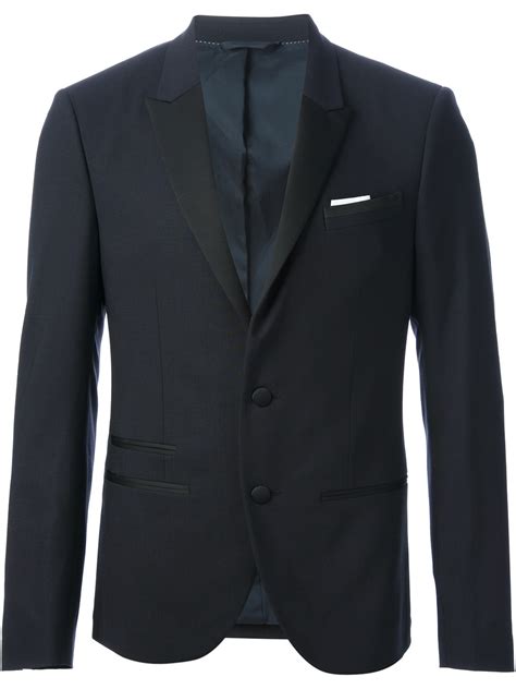 Lyst Neil Barrett Classic Formal Blazer In Black For Men