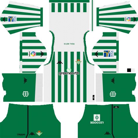 Fantasy kit for dream league soccer game. DLS Real Betis Kits (2021) | Dream League Soccer Kits & Logo