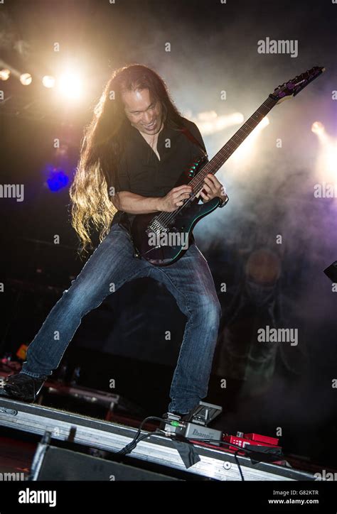Herman Li And Frederic Leclercq Of Dragonforce Live On Stage On Day 1