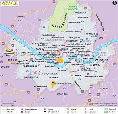 Map Of Seoul South Korea | Living Room Design 2020
