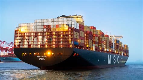 Worlds Biggest Cargo Ship Msc Gülsün Smashes Record As It Docks In