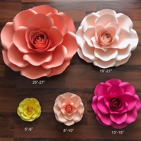Attach the medium petals, then the small petals the same way. thecraftysag - SVG Extra Large Rose Paper Flower Template ...