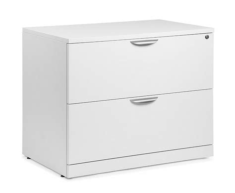 White 2 Drawer Lateral Filing Cabinet Pl Laminate By Harmony Collection