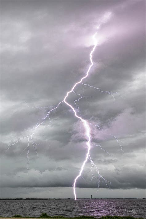 Merritt Island Lightning Photograph By Ronald Kotinsky Fine Art America