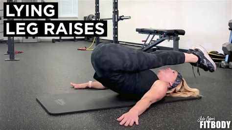 Lying Leg Raise Exercise Demonstration Youtube