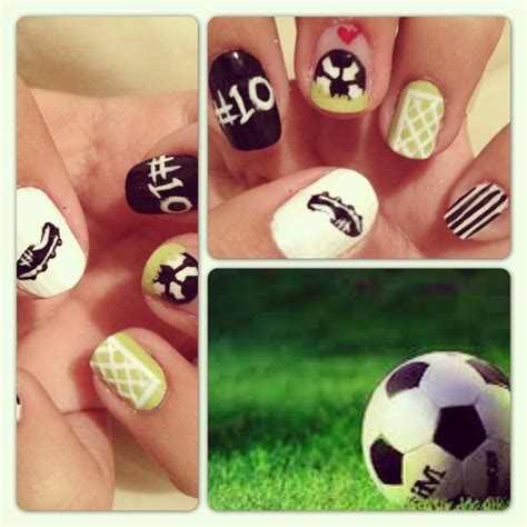 Soccer Nails Soccer Nails Sports Nails Hair And Nails