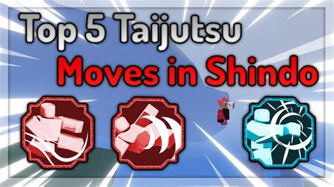 Top 5 Best Jujutsu Taijutsu Moves In Shindo Life Roblox YouTube