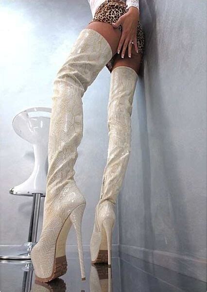 Senior Custom Women Winter Leather Thigh High Boots Round Toe Sexy