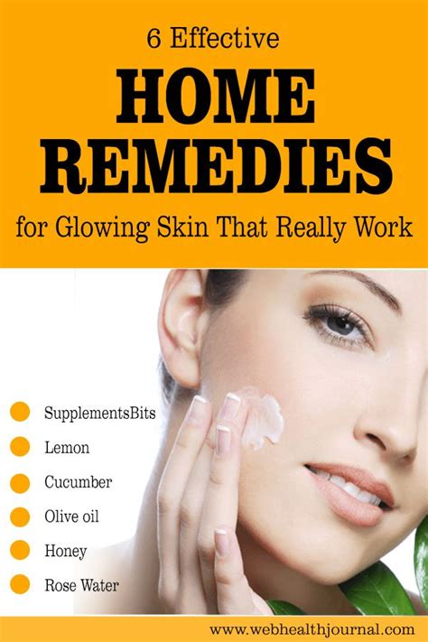 6 Effective Home Remedies For Glowing Skin That Really Work Remedies