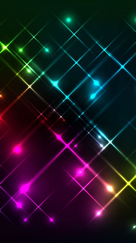 An Abstract Colorful Background With Lines And Dots