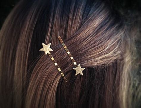Gold Star Bobby Pins Star Hair Pins Hair Clips Hair Accessories 2536636 Weddbook