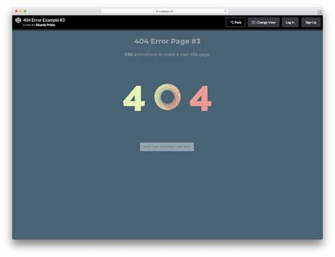 48 Best Easy To Customize Free Error Page Templates 2024 Colorlib