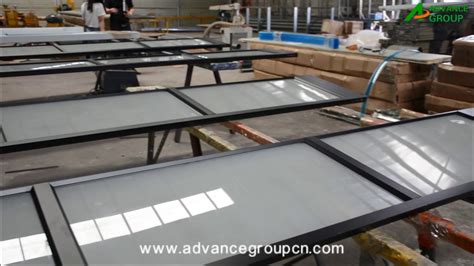 Aluminum Glass Garage Door Produce Process Guagnzhou