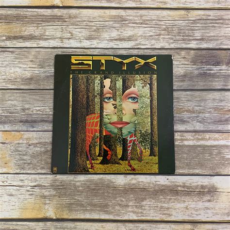 Styx The Grand Illusion Vintage Vinyl Record Lp 1977 Etsy