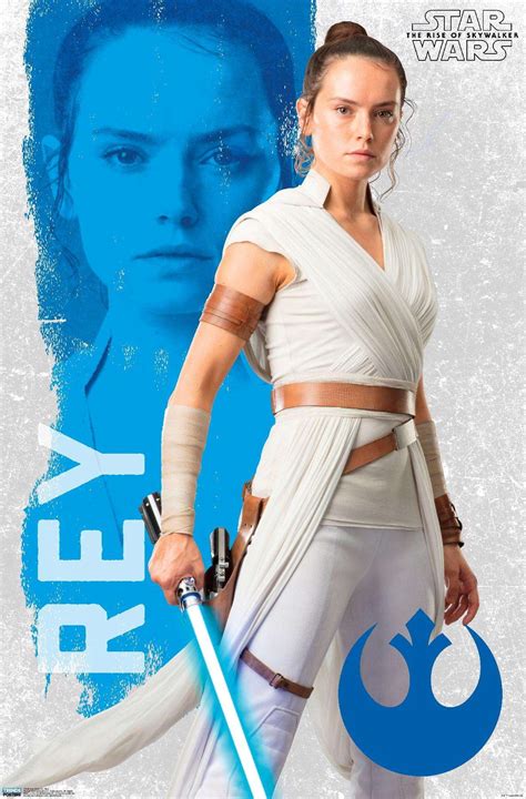 Star Wars The Rise Of Skywalker Rey Wall Poster 22375 X 34