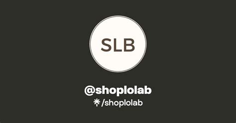 Shoplolab Instagram Facebook Tiktok Linktree