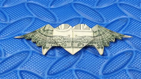 Phong Tran Origami Dollar Bill Origami Winged Heart How To Make A
