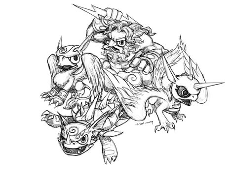 736 x 951 file type: Free Printable Skylander Giants Coloring Pages For Kids
