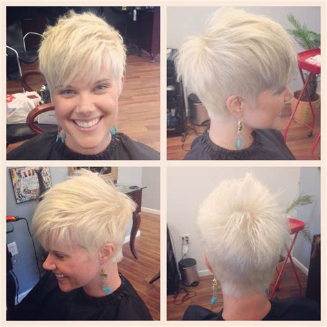 White Blonde Pixie All About Hair Short Hair Styles Hair Styles