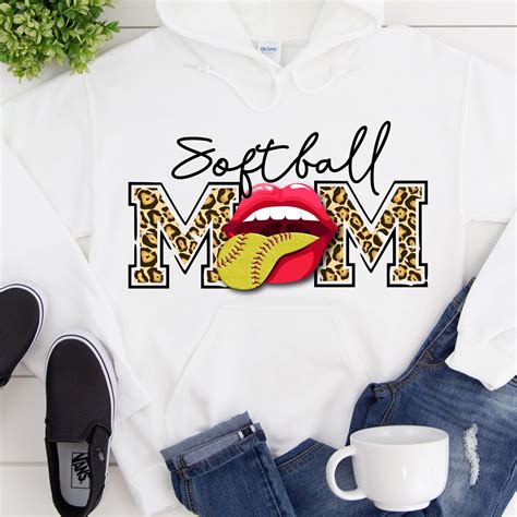 Softball Mom Sublimation Design For T Shirts DTG Printing Etsy