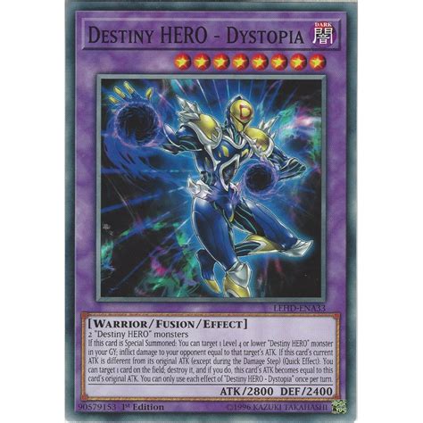 Yu Gi Oh Trading Card Game Yu Gi Oh Destiny Hero Dystopia Lehd