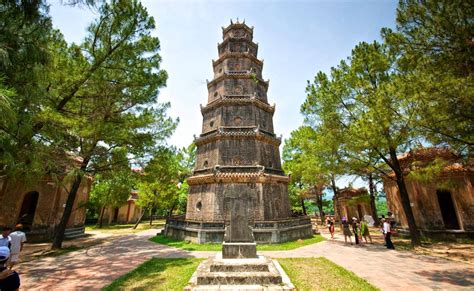 Thien Mu Pagoda In Hue Vietnam Hue Attractions