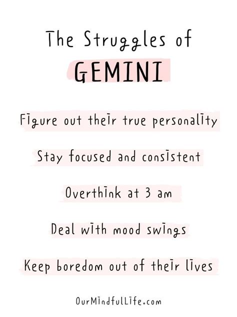 Gemini Personality Quotes