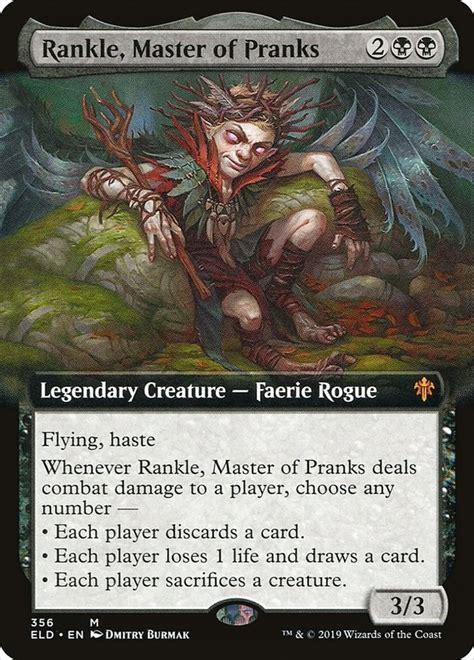 Rankle Master Of Pranks Extended Art Throne Of Eldraine Magic